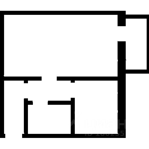 Планировка этой квартиры по данным Циан