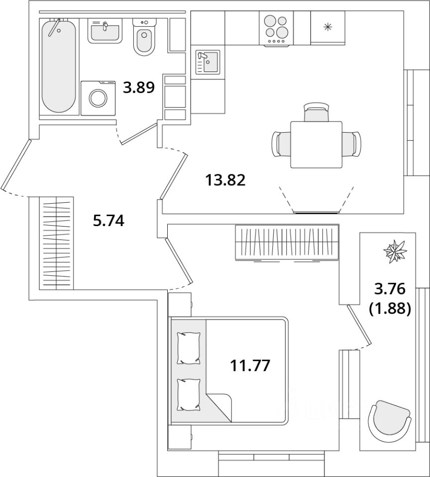 Купить квартиру на улице Кубинская дом 82к2 в Санкт-Петербурге, продажа  жилой недвижимости на Циан. Найдено 67 объявлений