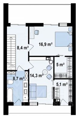 2-этаж. дом 115 м²