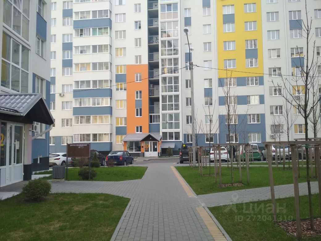 Сдам однокомнатную квартиру 37,1м² просп. Надежды Плевицкой, 23, Курск,  Курская область - база ЦИАН, объявление 272041310