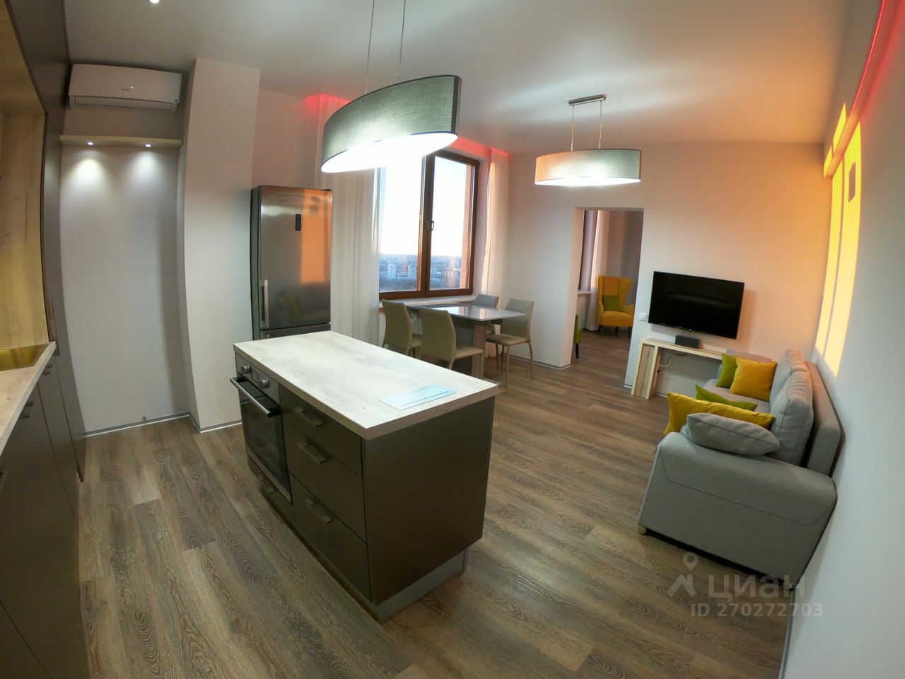 2-комнатная квартира, 60 м² — фото 1