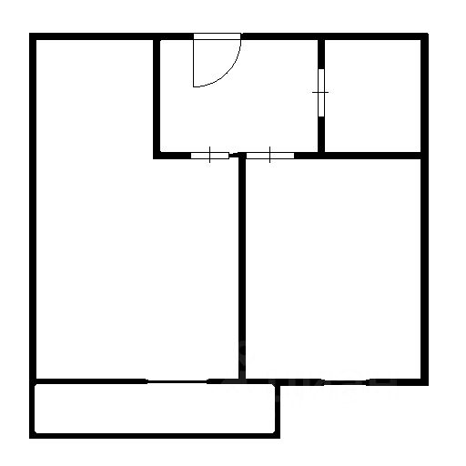 Планировка этой квартиры по данным Циан