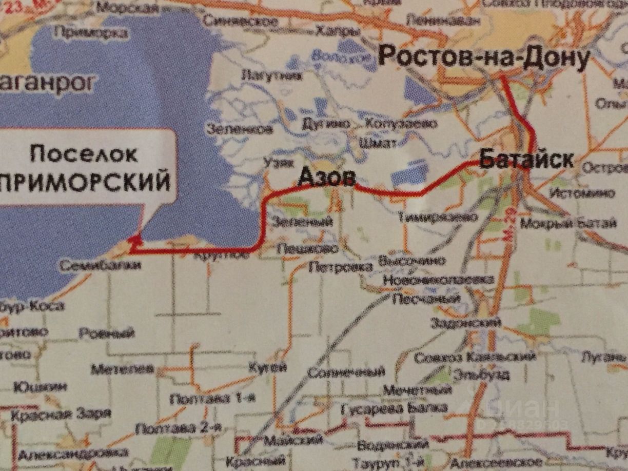 Купить участок 6сот. Ростовская область, Азовский район, Павло-Очаково  хутор - база ЦИАН, объявление 158829603