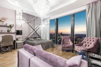 апарт.-студия, 55 м², этаж 37