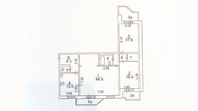 5-комн.кв., 183 м², этаж 9