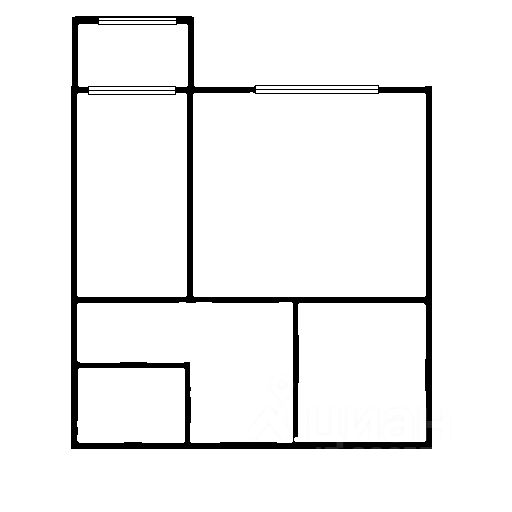 Планировка этой квартиры по данным Циан