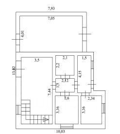 2-этаж. дом 163 м²