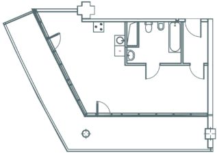 1-комн.кв., 78 м², этаж 4