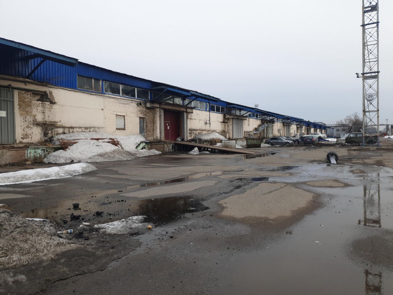 Складском комплексе на ул. Дубининская, 63с3