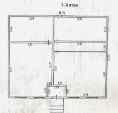 1-этаж. дом 110 м²