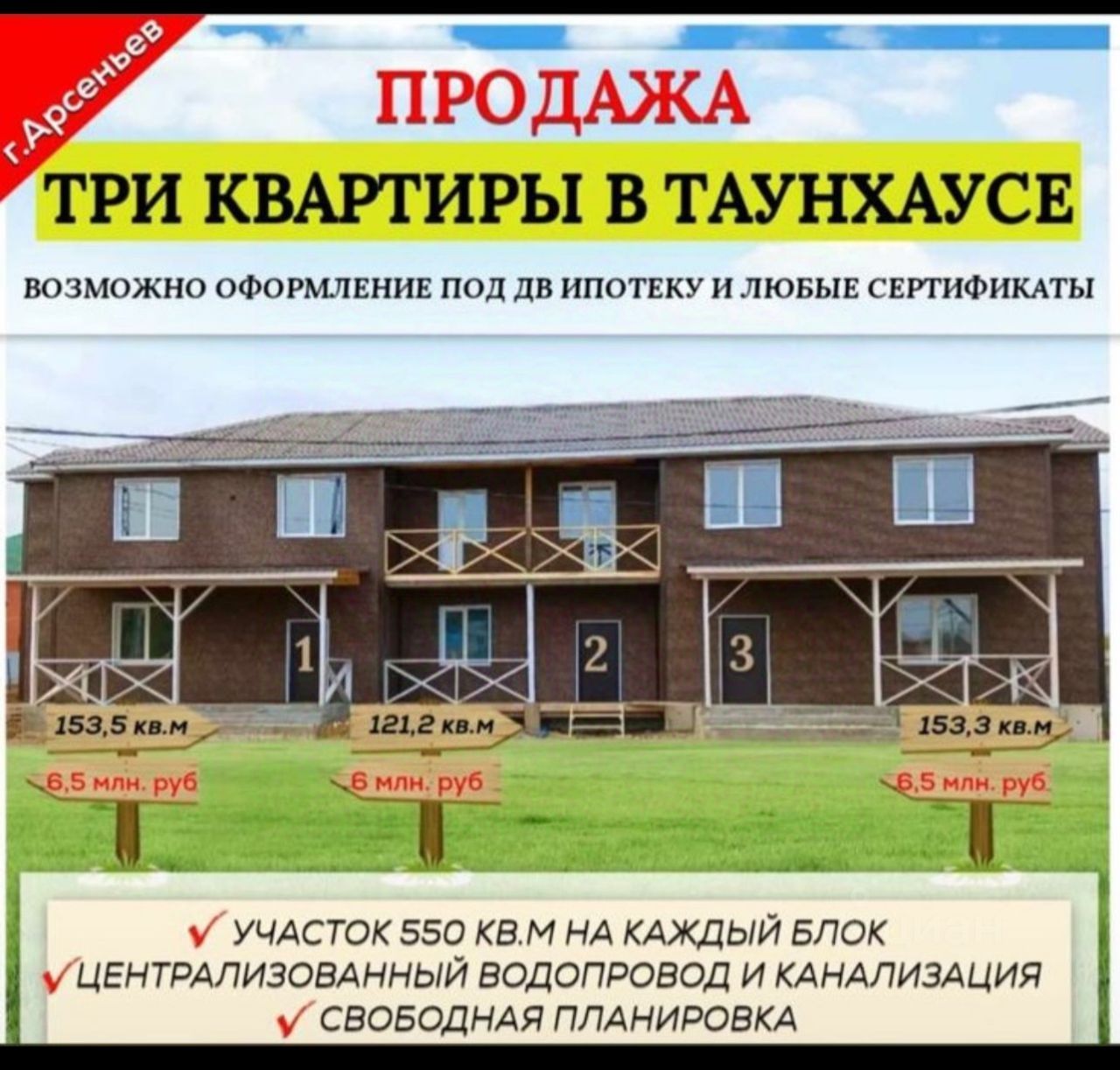 Купить таунхаус на улице Лазо в городе Арсеньев, продажа таунхаусов - база  объявлений Циан. Найдено 1 объявление