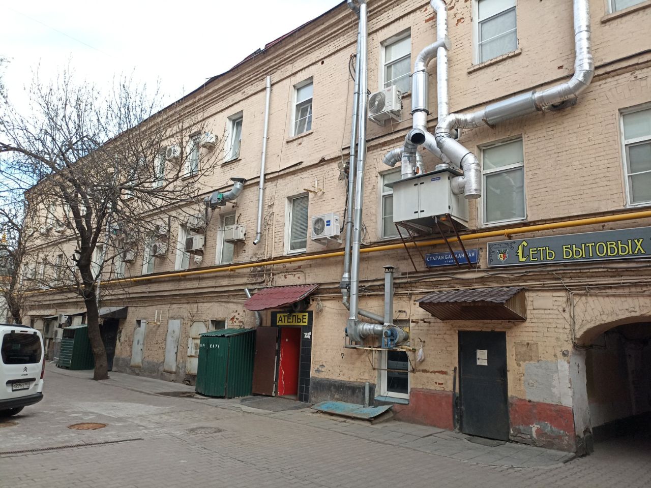 продажа помещений в ТЦ на ул. Старая Басманная, 7с1