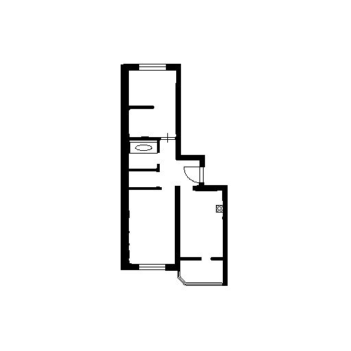 Планировка этой квартиры по данным Циан