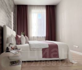 1-комн.апарт., 50 м², этаж 3