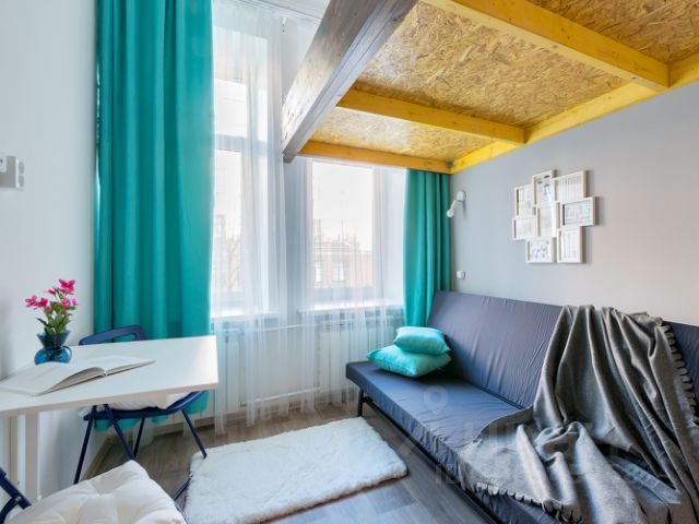 Студия, 18 м², 2/6 этаж