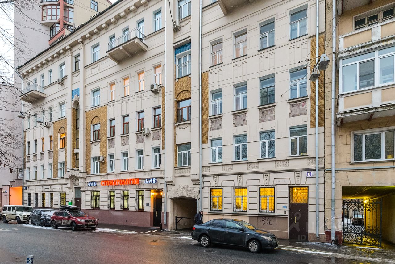 Сдам однокомнатную квартиру 30м² Старопименовский пер., 8, Москва, м.  Тверская - база ЦИАН, объявление 199944404