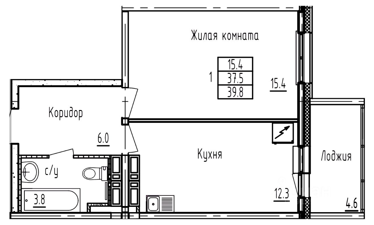 Купить 1-комнатную квартиру в кирпично-монолитном доме на проспекте  Строителей в городе Зеленодольск. Найдено 4 объявления.