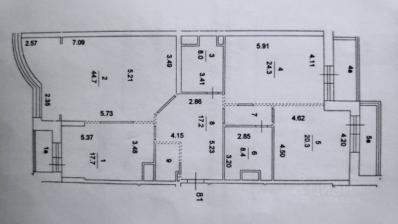 Купить квартиру на проспекте Ленинский дом 92К1 в Москве, продажа жилой  недвижимости на Циан. Найдено 1 объявление