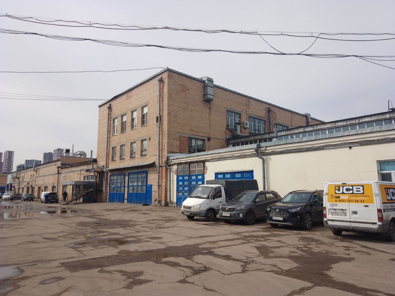 Складском комплексе на ул. Монтажная, 8с3