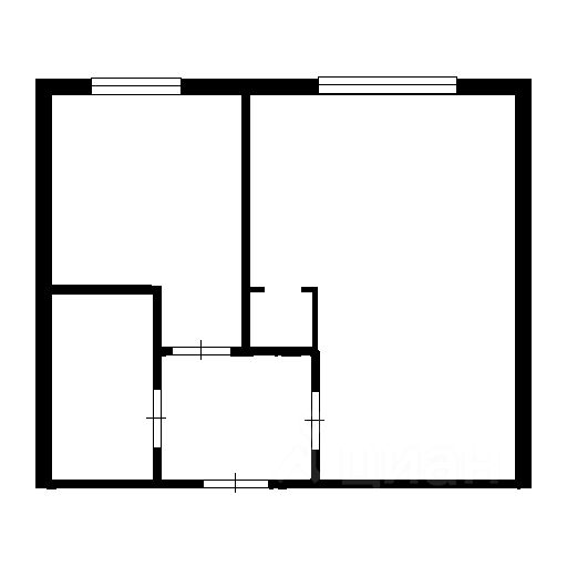 Планировка этой квартиры по данным Циан