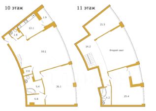 4-комн.кв., 171 м², этаж 10