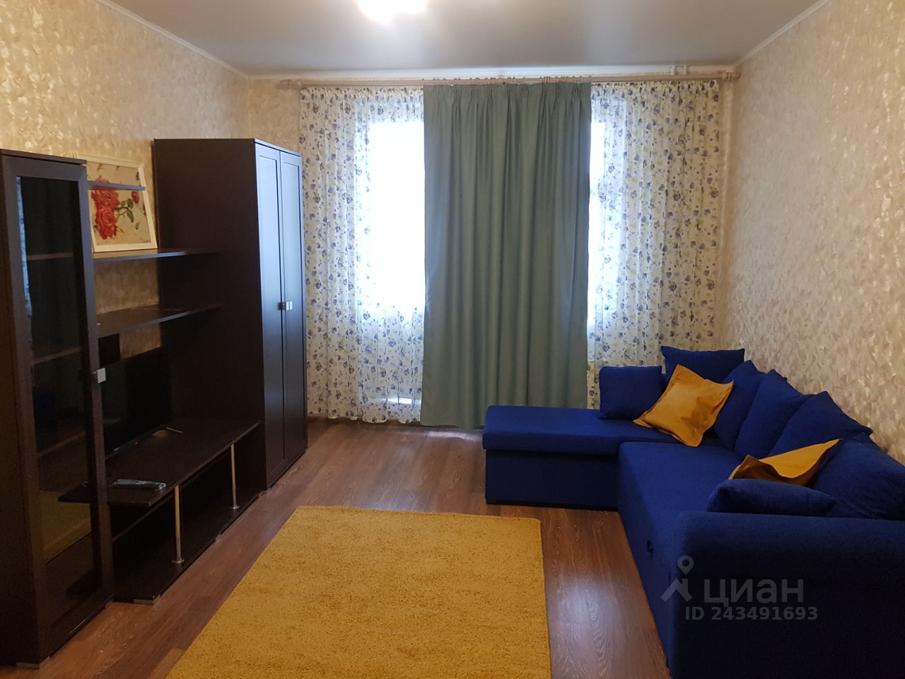 1-комнатная квартира, 42 м² — фото 1