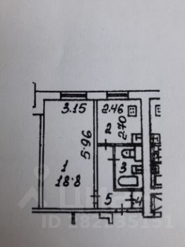 1-комн.кв., 33 м², этаж 8