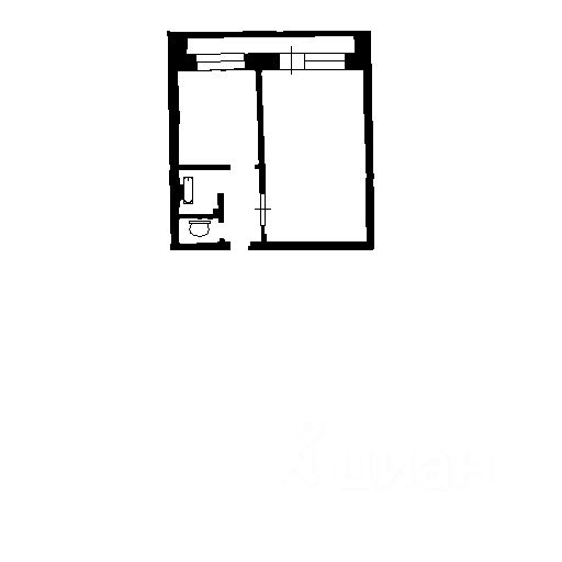 Планировка этой квартиры по данным Циан
