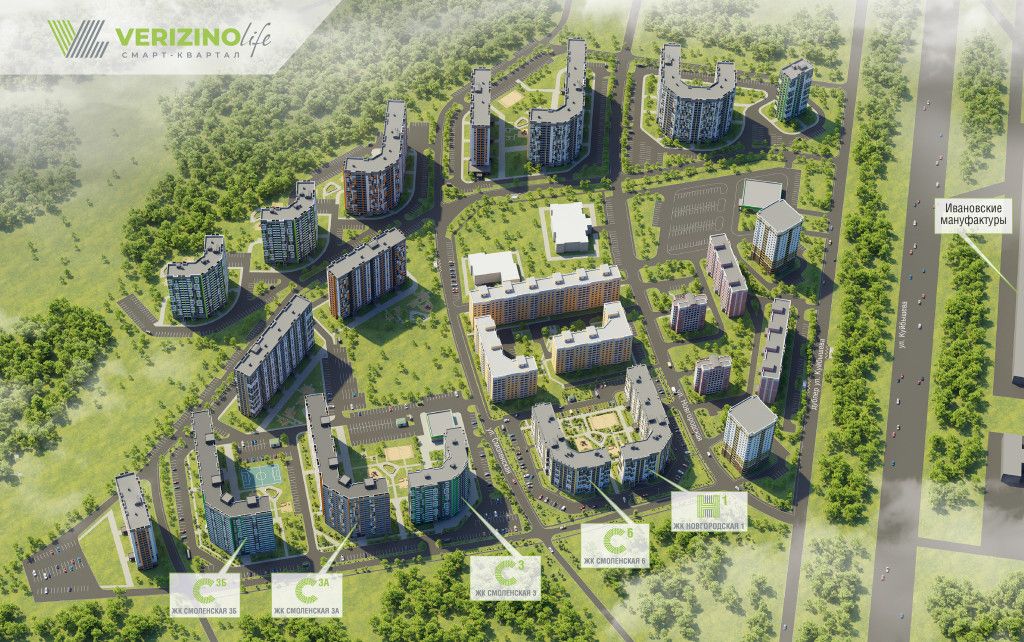 жилой комплекс Смоленская, 3