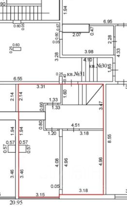 1-комн.кв., 53 м², этаж 8