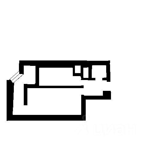 Планировка этой квартиры по данным Циан