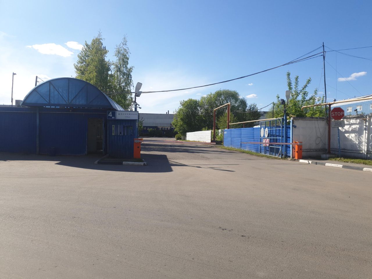 Складском комплексе на ул. Шоссейная, 4Д