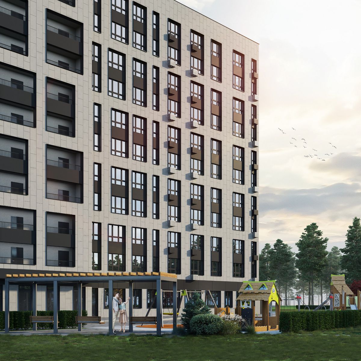 новостройки