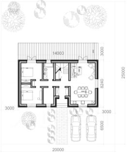 2-этаж. дом 191 м²