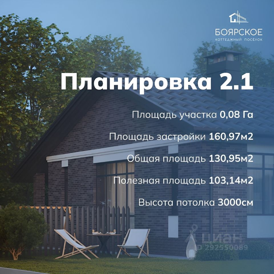 Продажа дома 8сот. Нижегородская область, Бор городской округ, Боярское  деревня - база ЦИАН, объявление 292550089