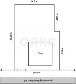 1-этаж. дом 61 м²