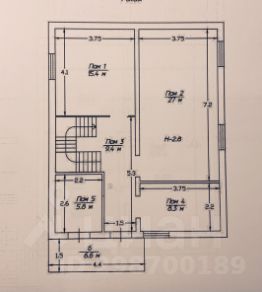 2-этаж. дом 136 м²