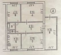 1-этаж. дом 75 м²