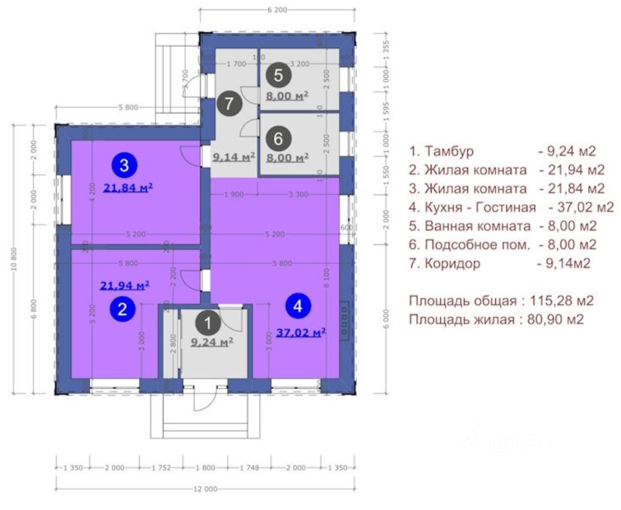 Купить дом в Воронежской области, продажа домов - база объявлений Циан.  Найдено 4 848 объявлений