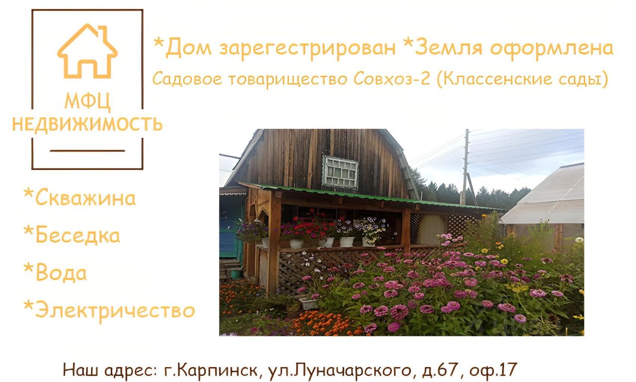 Купить дом до 2 млн рублей в Карпинске. Найдено 2 объявления.