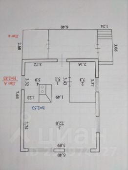 1-этаж. дом 50 м²