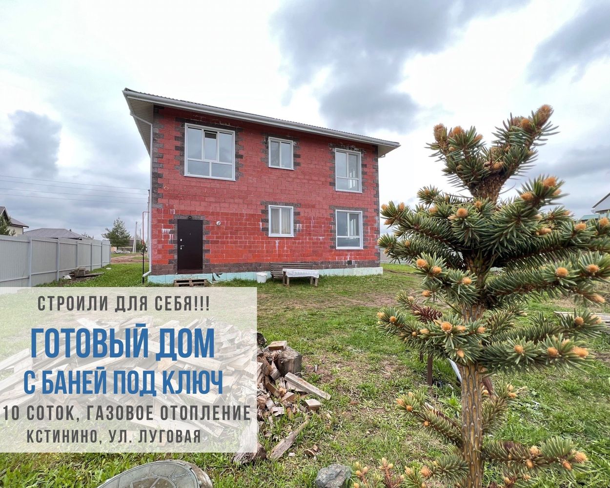 Продажа дома 10сот. Луговая ул., 13, Кировская область, Кирово-Чепецкий  район, Кстинино село - база ЦИАН, объявление 301999048