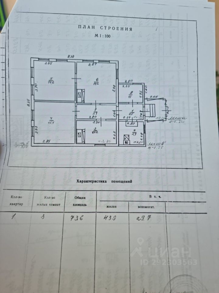 Продается1-этажныйдом,77м²