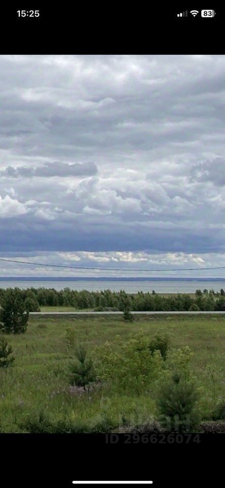 На фотографии представлено открытое пространство с зелеными лугами и небольшими деревьями. Видно, что растительность разнообразна, с различными оттенками зелени и фиолетовыми цветами. На заднем плане виднеется водоем, который отражает серое небо, заполненное облаками. Ландшафт выглядит естественно и ухоженно, создавая спокойную атмосферу. Никакие архитектурные элементы или здания не присутствуют, что подчеркивает природный характер данного места. Пространство открытое и просторное, с легким изгибом линии горизонта, что добавляет глубину в композицию.