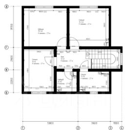 2-этаж. дом 154 м²