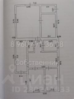 1-этаж. дом 89 м²