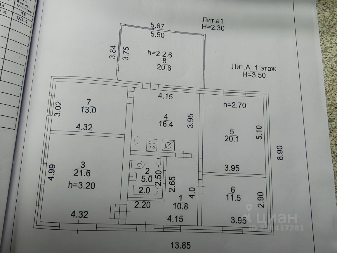 Продажа дома 6сот. Радужная ул., 83, Новочеркасск, Ростовская область -  база ЦИАН, объявление 299417281