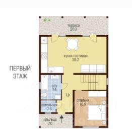 2-этаж. дом 180 м²