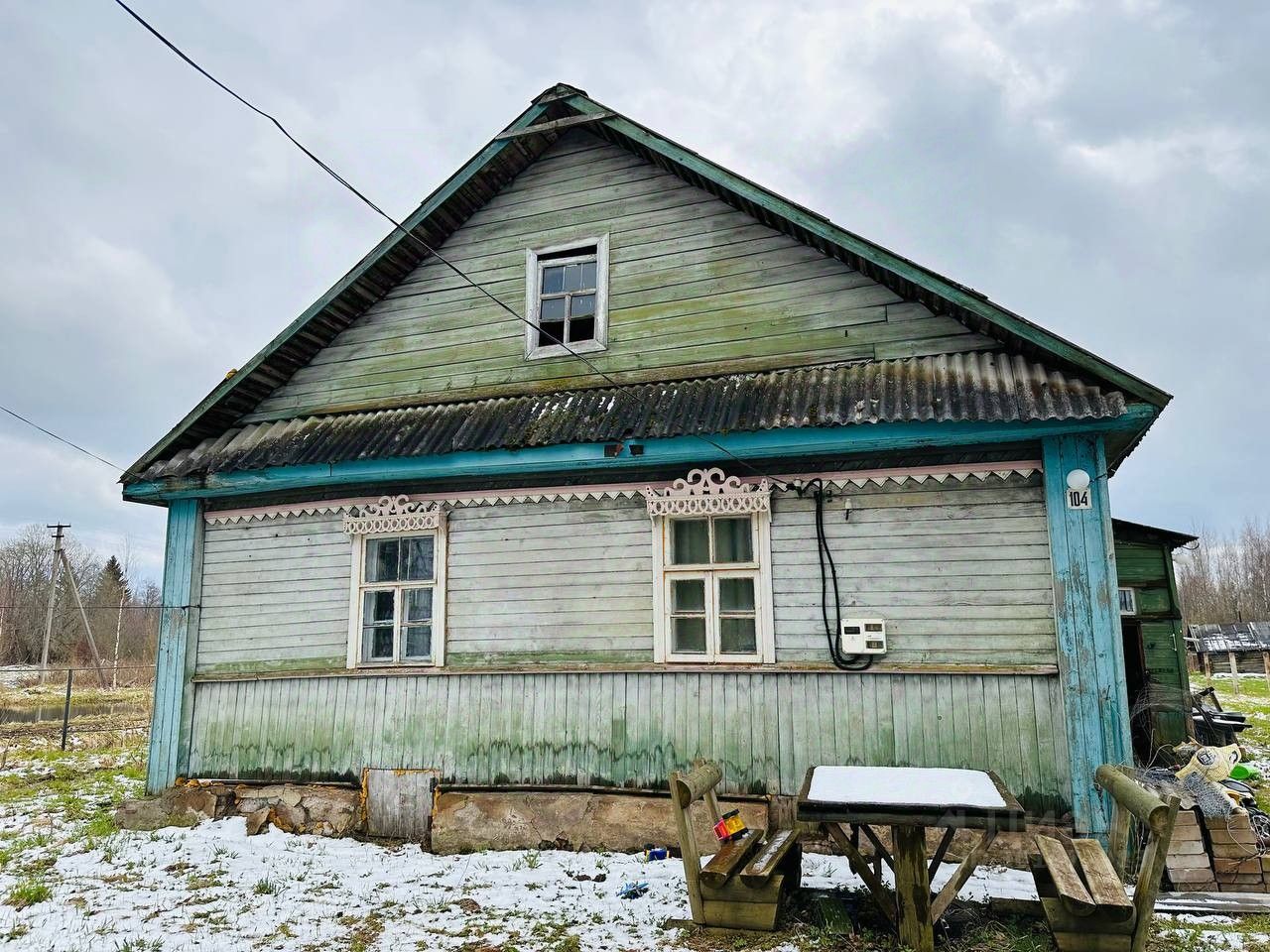 Продаю дом 22сот. ул. Советская, 104, Новгородская область, Боровичский  район, Передское с/пос, Починная Сопка деревня - база ЦИАН, объявление  301077983