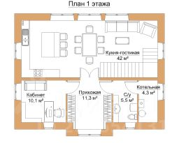 2-этаж. дом 150 м²
